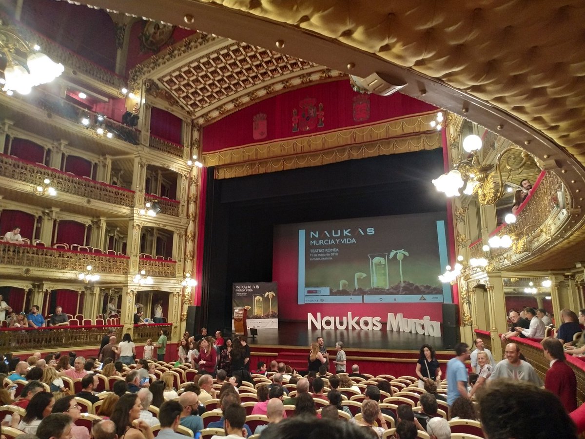 En el Naukas Murcia 2019 en Teatro Romea :) #NaukasMurcia