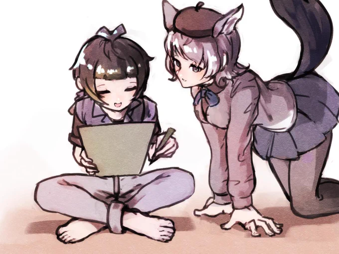 待てど暮らせどキュルルちゃん×ターパンちゃん・イラストが流れてこないので "時代"を作りてぇ 