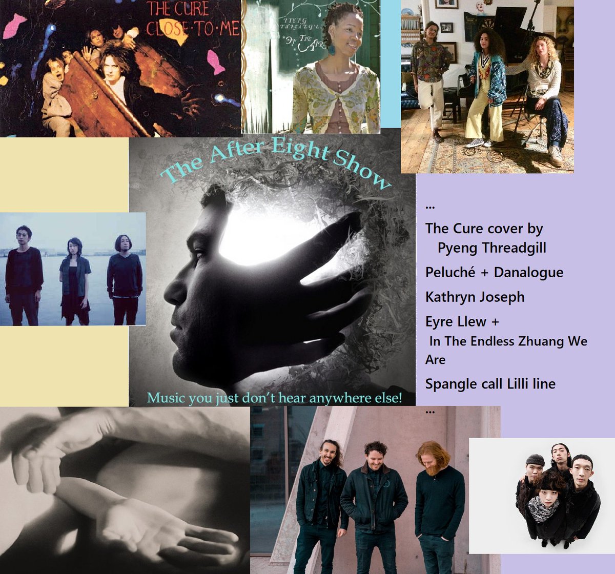 #NowPlaying @CrowzoneRadio #music #NewMusic ... <a href="/thecure/">The Cure</a> cover by <a href="/PyengThreadgill/">Pyeng Threadgill</a> <a href="/pelucheband/">Peluché</a> + Danalogue <a href="/kathrynjoseph_/">kathryn joseph</a> <a href="/EyreLlew/">E Y R E . L L E W</a> + <a href="/zanhyang_/">끝없는잔향속에서우리는 In the endless zanhyang we are</a> Spangle call Lilli line ... crowzone.co.uk       Listen via #TuneIn (Crowzone Radio)