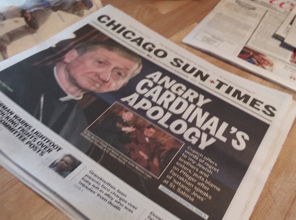 iliarashad's tweet image. Excuse me Cardinal, don’t apologize to Jews for Farrakhan speaking truth about the Talmud! Apologize for your fellow cardinals and bishops molesting little boys! 🧐