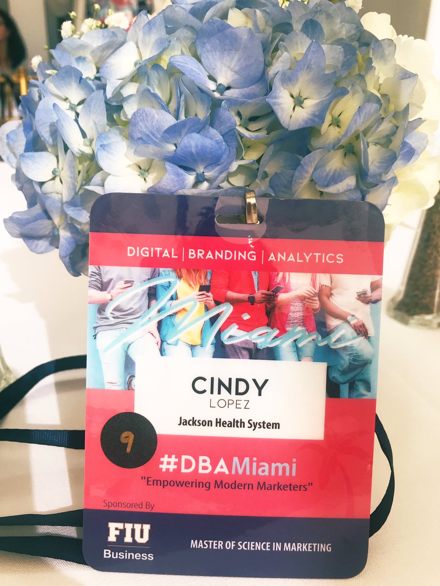 Cindylo27's tweet photo. @FIUmsm what a great lineup of speakers. #DBAMiami #FIUmsm https://t.co/mYYI0nxS6a