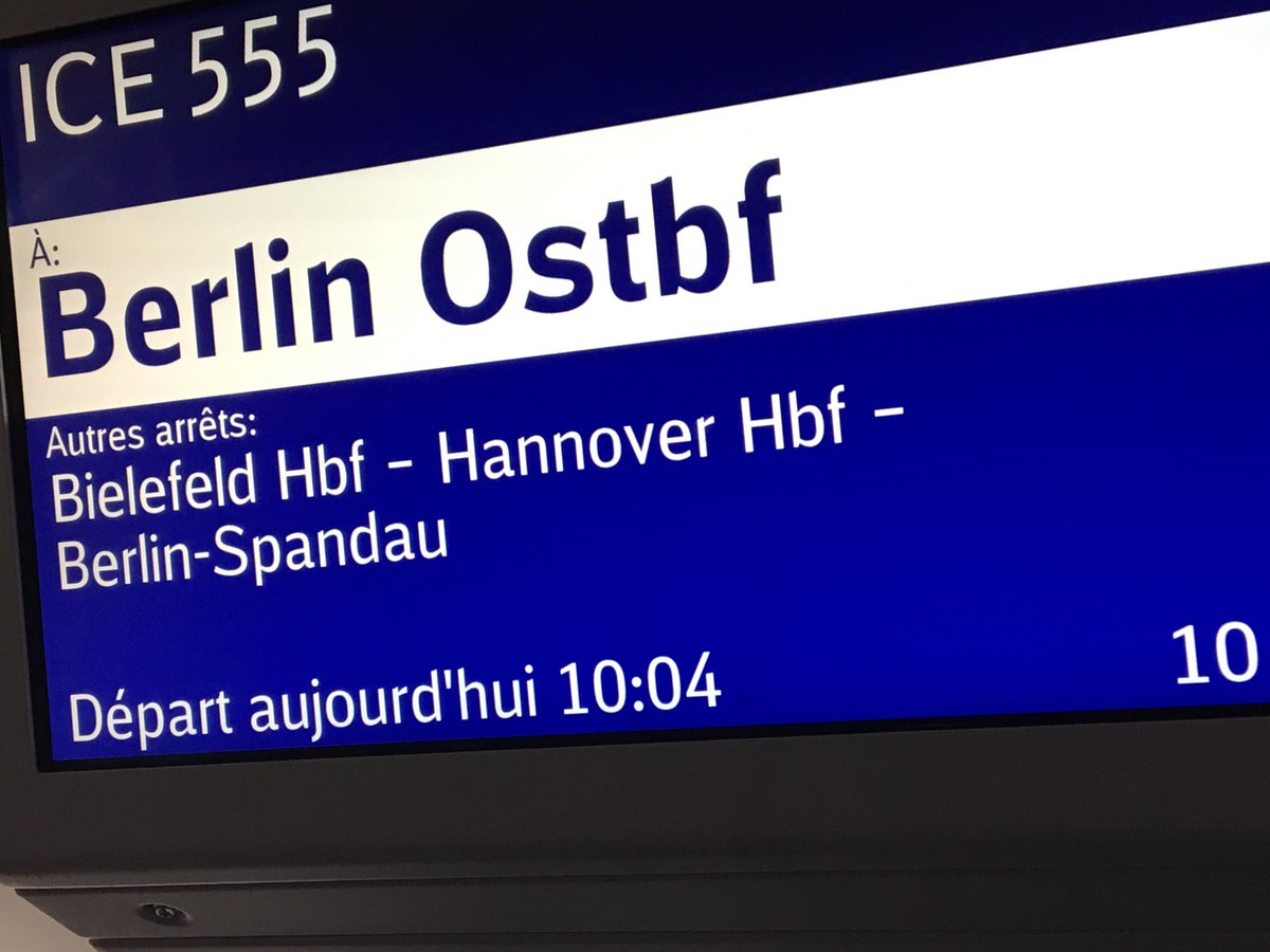Seit wann spricht die #DeutscheBahn auch französisch? 😍