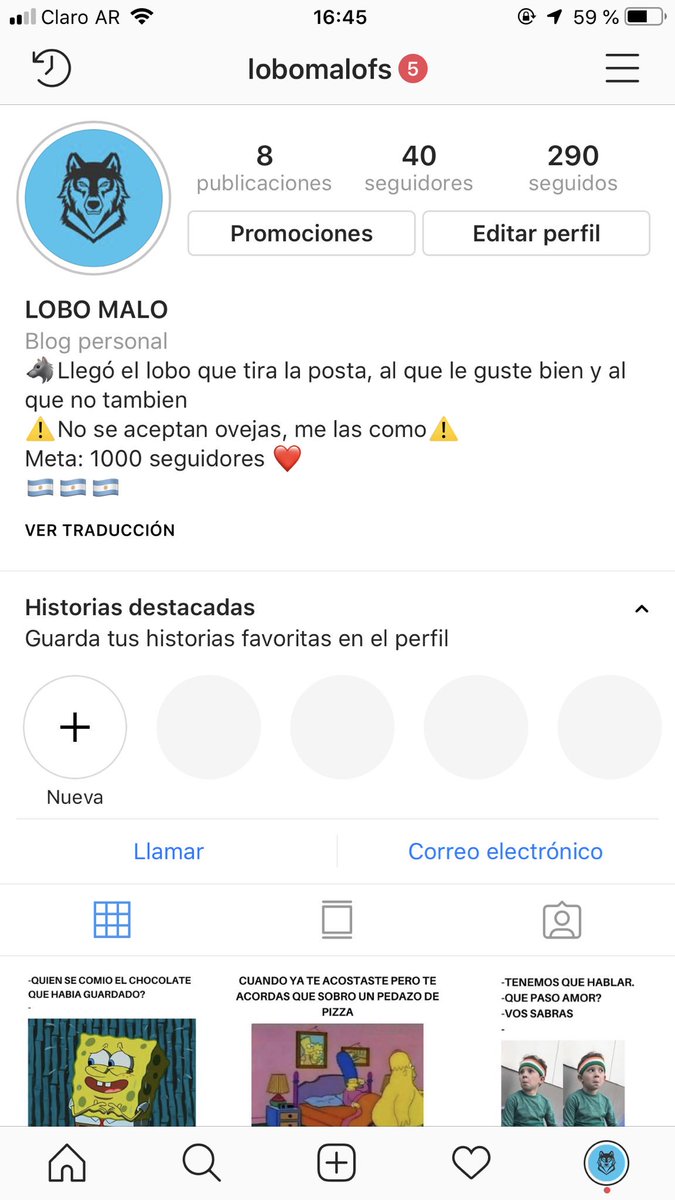LoboMalofs's tweet photo. Estamos en Instagram! Vayan a seguirnos no sean forros🐺 https://t.co/KufWrtO3eq