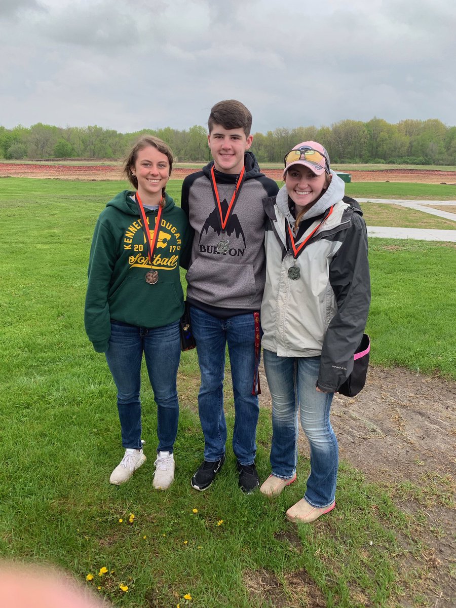 KennedyTrapClub's tweet photo. Medalists Kacey Davis, Louie Ervin, Maddie Prull. Commit to the moment. Repeat. https://t.co/8Mc2UCRNfz