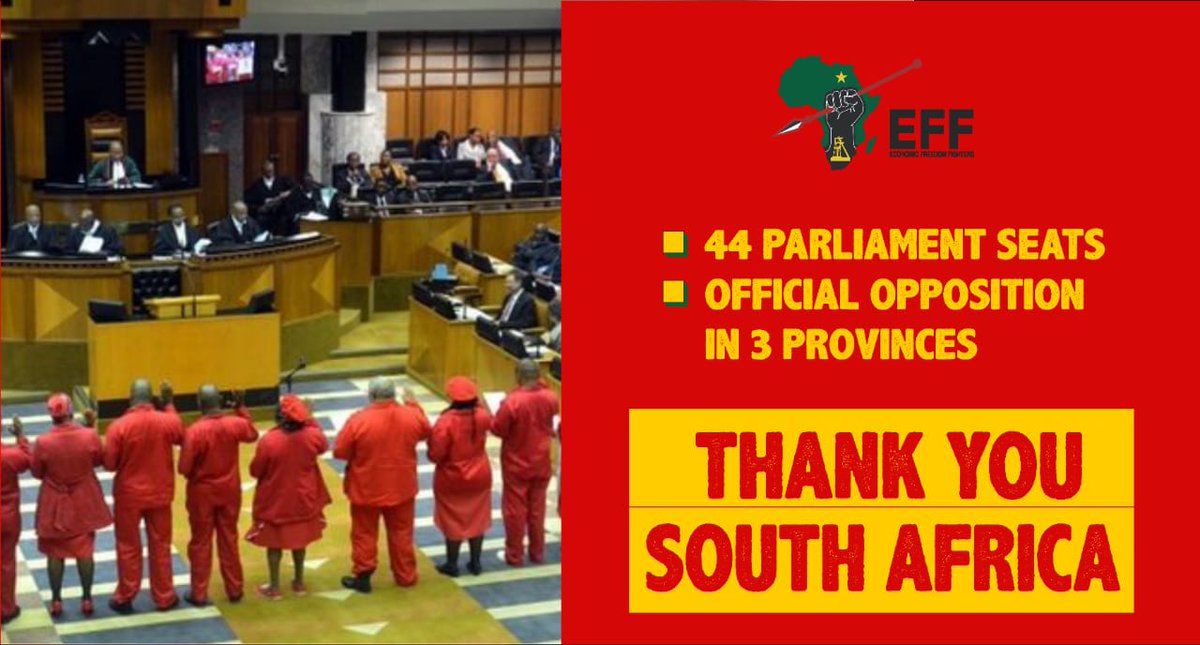 EFFSouthAfrica's tweet photo. Thank You South Africa https://t.co/PayacP6WrL