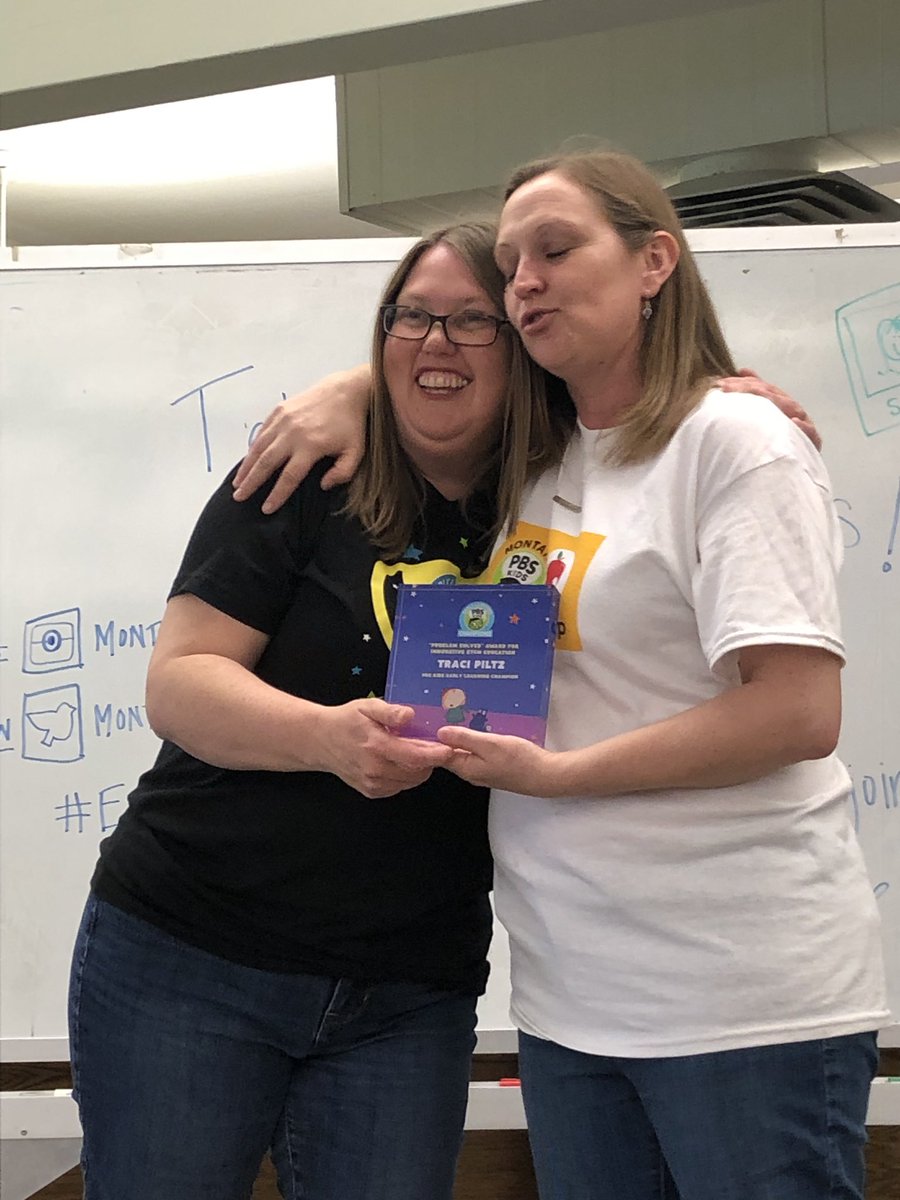 gnererh's tweet photo. @TraciPiltz is awarded the PBS Kids Early Learning Champion. You are amazing friend!
 @MontanaPBS #edcamp https://t.co/fpcoFY3yJa
