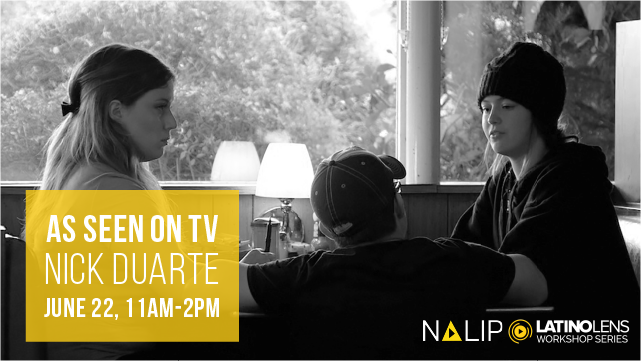 NALIP_org's tweet photo. Our next workshop “As Seen On TV with Nick Duarte” will be hosted by @MrNickDuarte, Emmy-award winning commercial, film, and series writer and director, as well as founder of Crown Chimp Productions. Get your tickets here: https://t.co/bIXZLQDsTq | #WeAreInclusion https://t.co/n9tKDeqNAb