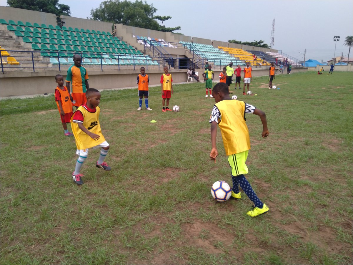 Perfect weather for some kick around #naijakids #naijasoccer #footballacademy #futurestars #footballculture