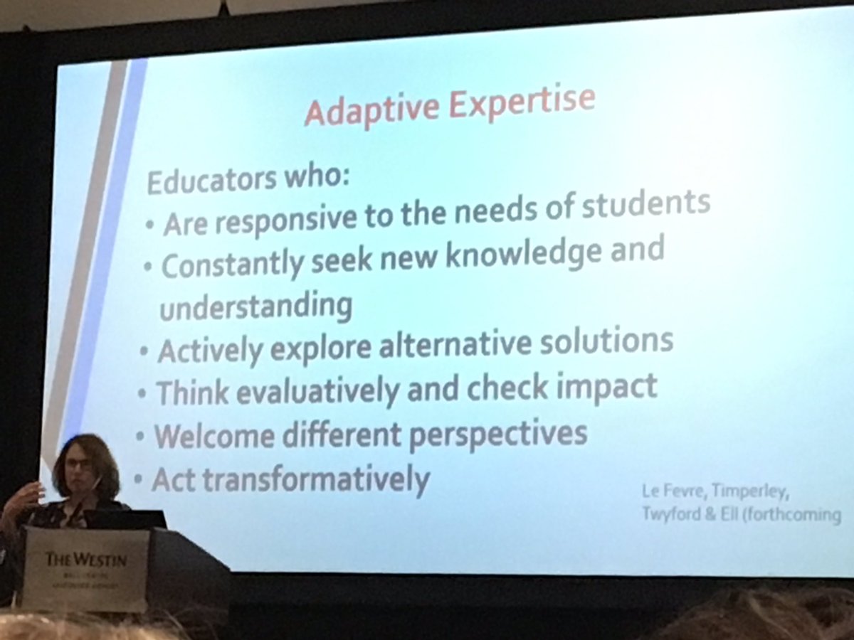 We need to unpack our assumptions to be better teachers - Helen Timperley #noiie2019