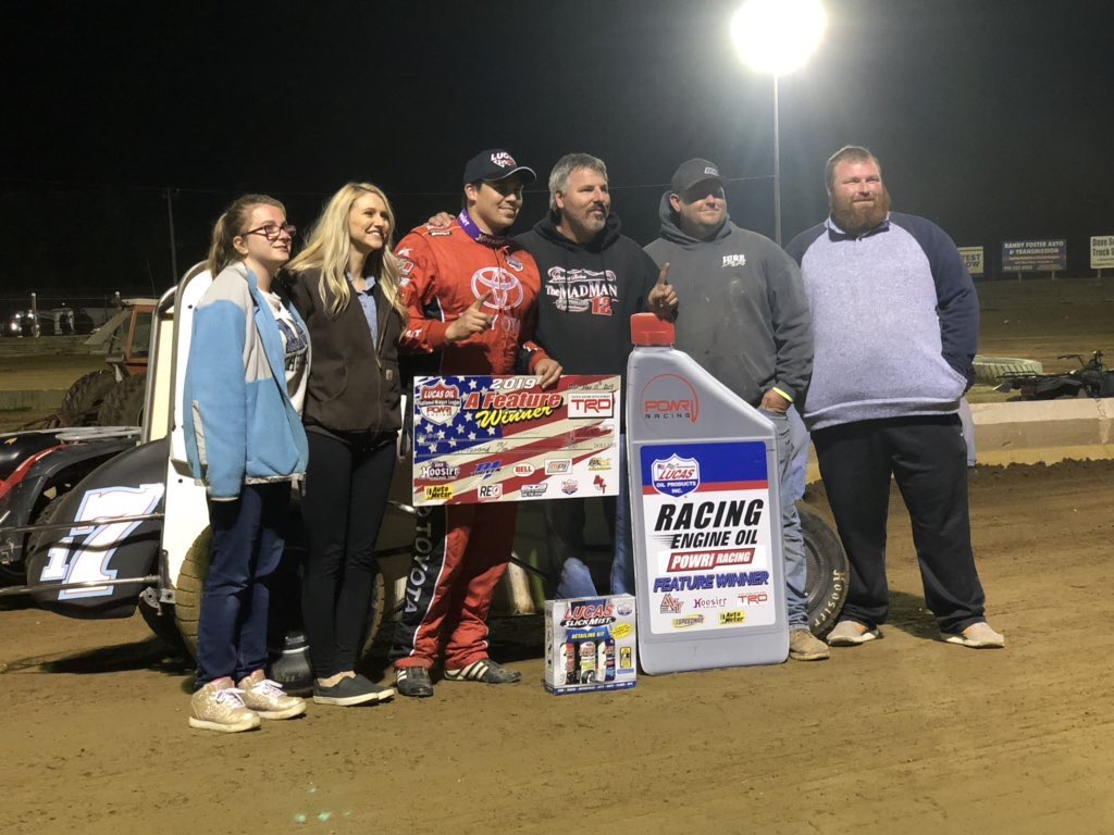 Here's the feature winning setup from last nite. It was not based on getting an extra tenth out of the car, more for minimzing losses on a choppy track. Congrats to my friend <a href="/AudieBrown7/">Austin Brown</a> on the win. 

Remember: You cannot make up time, you can only lose it