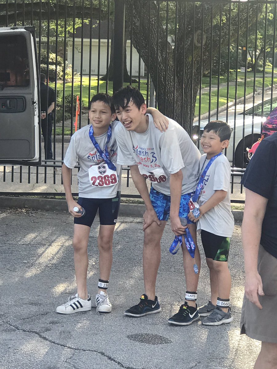 cwinn1103's tweet photo. Congrats to all our triathletes who woke up bright and early for Justin’s Triumph Splash ‘n Dash! @throgers1 @AP_THR #Triathlon #swim #run #doitforacause https://t.co/Hs78gabbU3
