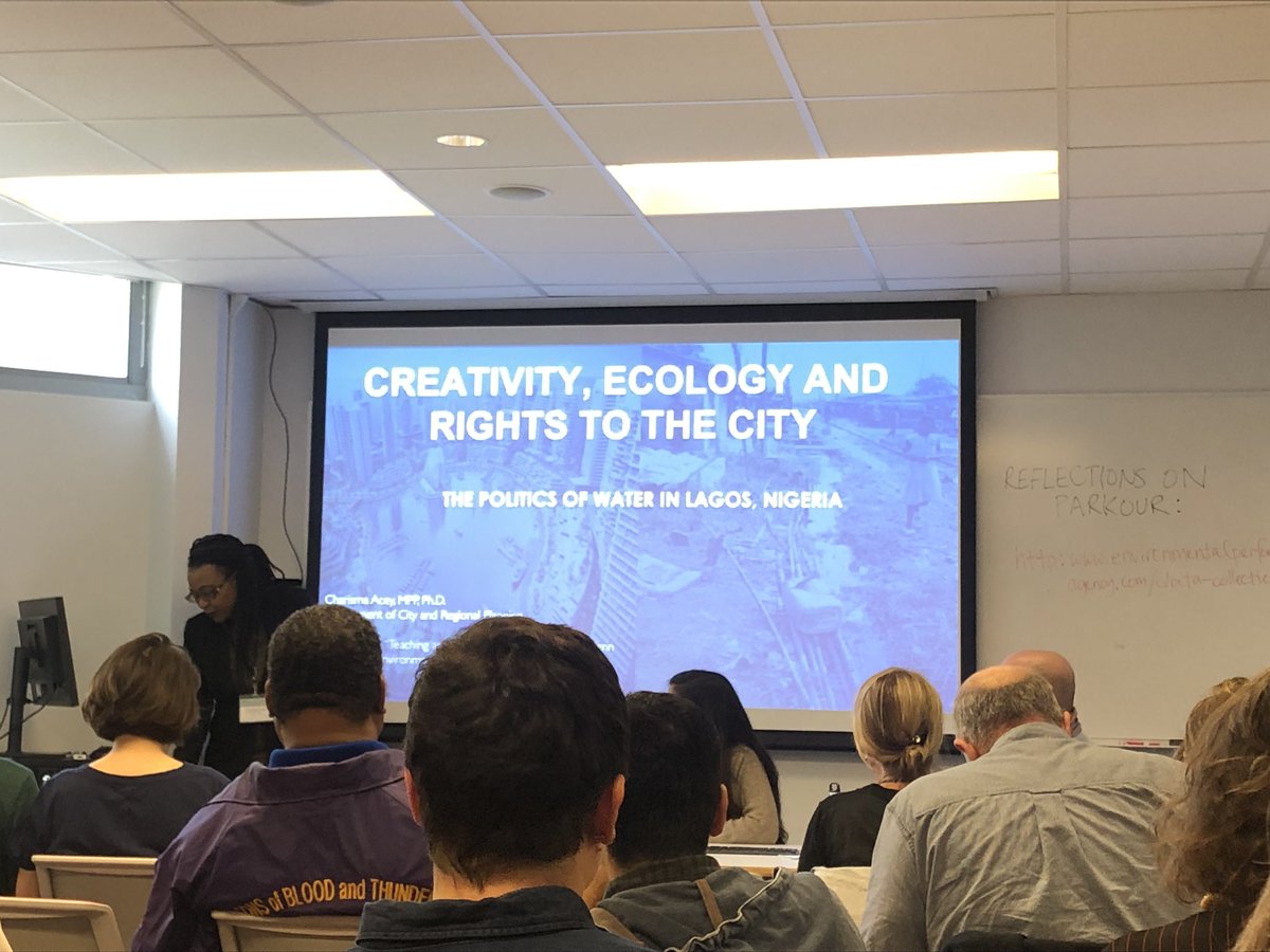 eirons's tweet image. Now Charisma Acey on Lagos Lagoon: "creativity, ecology &amp;amp; rights to the city" in context international investment in "eco city of the future" vs informal infrastructure built where city doesn't service residents -&amp;gt; leading towards climate apartheid #learningwithwaters @PPEHLab