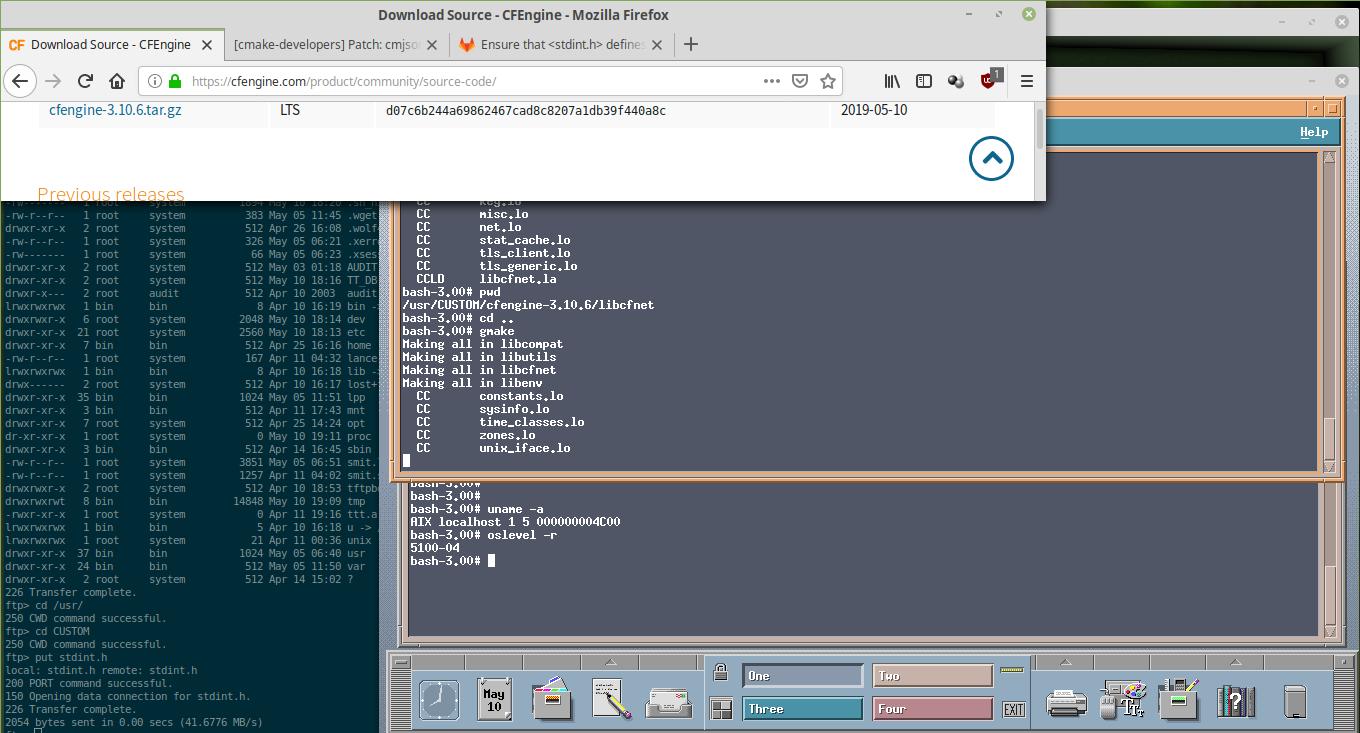 Astr0 Baby Cfengine 3 10 6 Builds After Some Minor Code Change On Aix 5 1 Os From 01 I Could Compile Lmdb 0 9 13 On Aix 5 1 With No Issues There Are