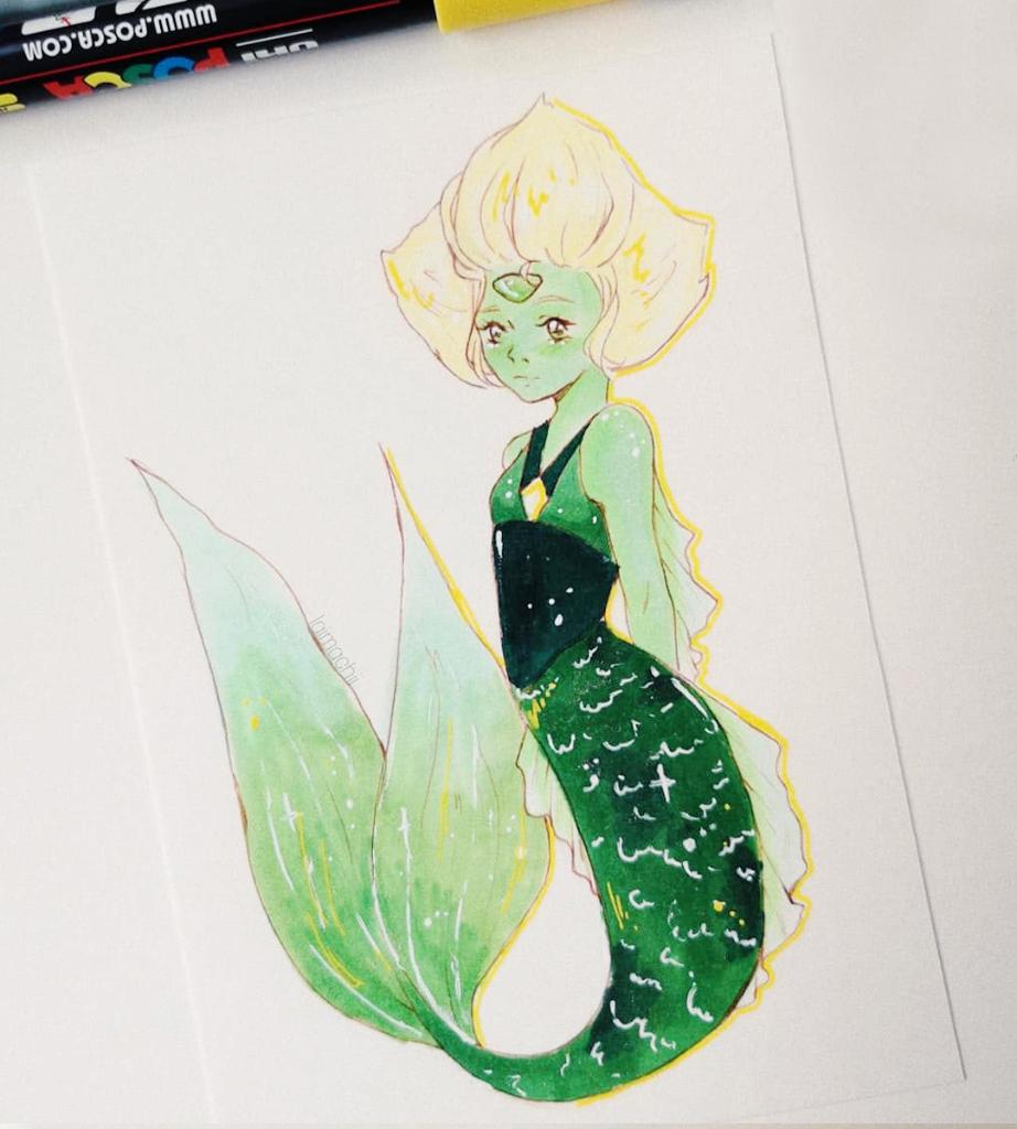 cartoonnetwork's tweet image. Periel the mermaid 💚🧜‍♀️⁣⁣
⁣⁣
🎨: laimachii/Instagram

#mermay #sketchsaturday #cartoonnetwork #stevenuniverse