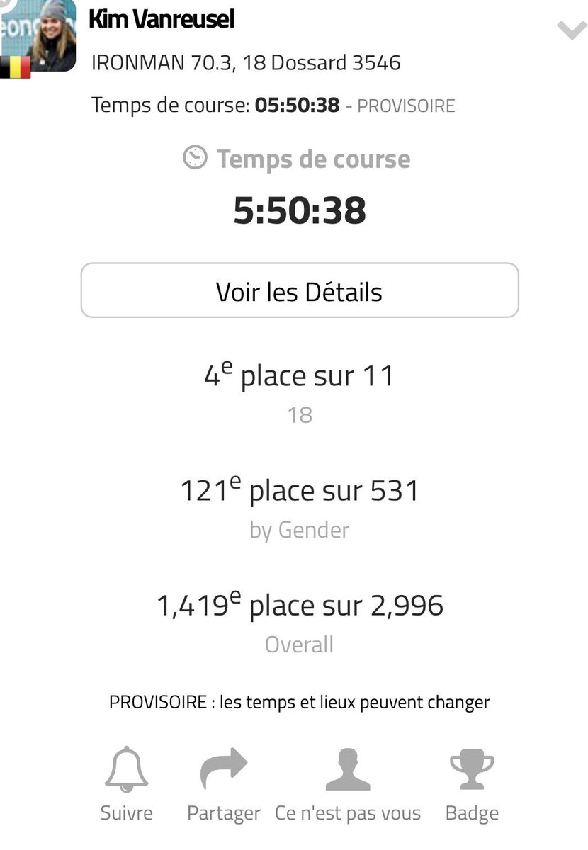 Eerste IronMan 70.3 is een feit. 😅 Danku <a href="/Profverdonk/">peter verdonk</a> &amp; <a href="/movetocure/">movetocure</a> zonder jullie had dit nooit gelukt 💪🏼 #ironman703mallorca