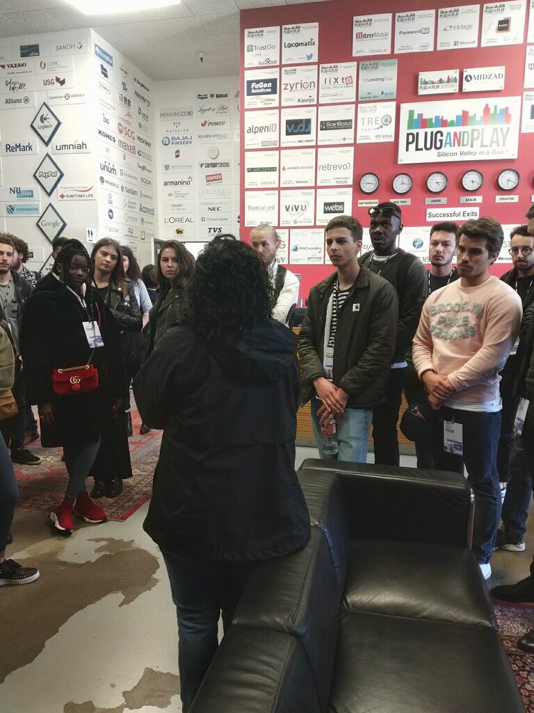 Discovering #SiliconValley #innovation #startup <a href="/PlugandPlayTC/">Plug and Play Tech Center</a> with our <a href="/INSEEC_Bachelor/">INSEEC Bachelor</a> <a href="/American_BBA/">American BBA INSEEC</a> students. <a href="/INNOV_INSEEC_U/">INNOV'INSEEC U.</a>