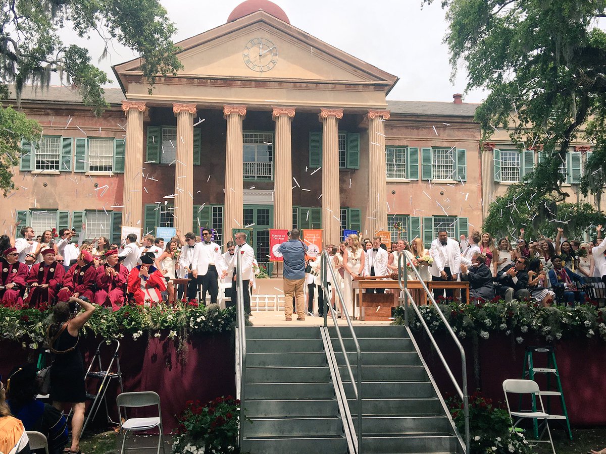 Congratulations, <a href="/CofC/">College of Charleston</a> Class of 2019!!! #CofC #PresOz #graduation2019