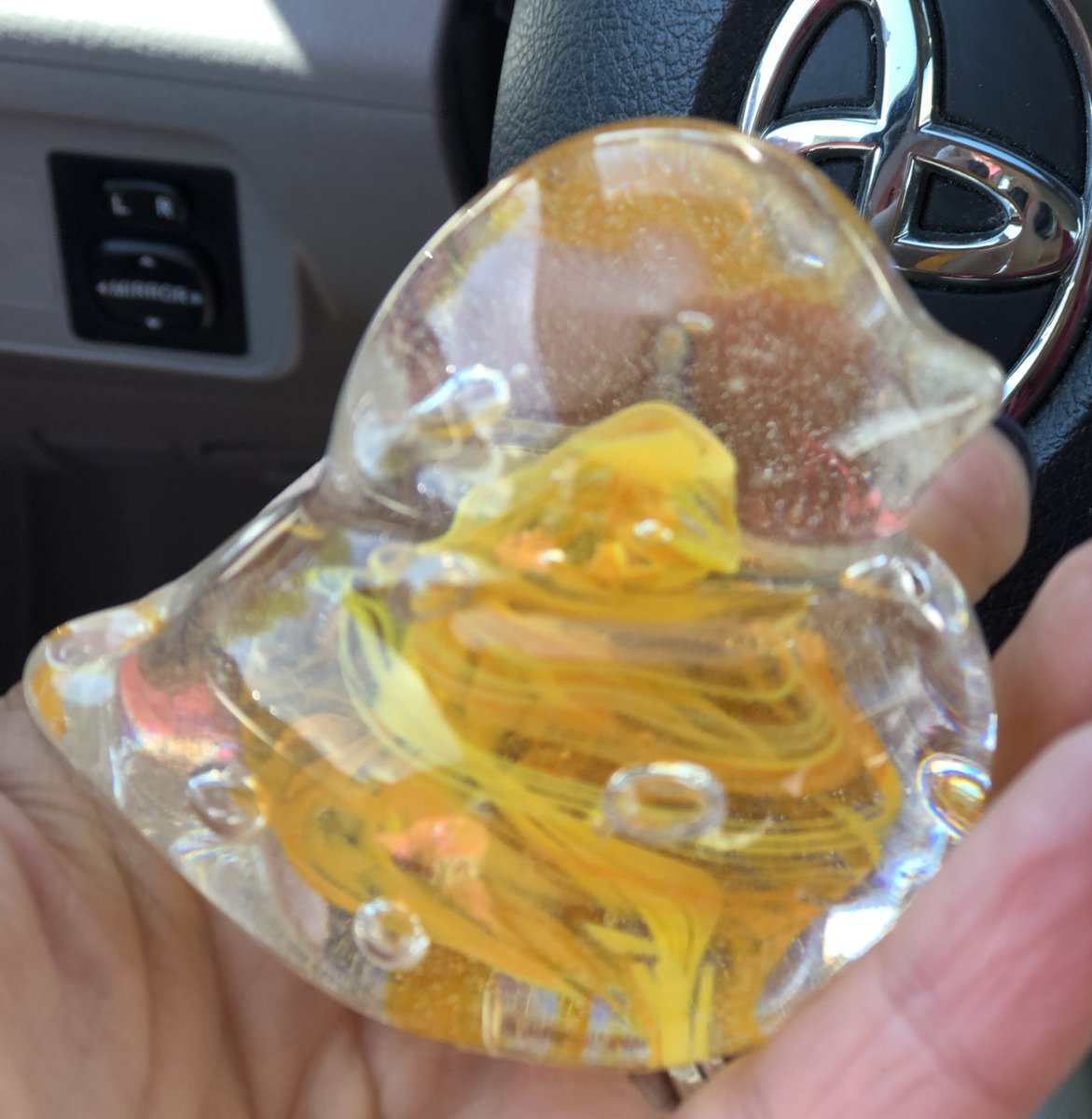 MadDogLane1984's tweet photo. This is what Llama and I made on our date @Dapple_TXUSA
#GlassBlowing #MomDayOut #Adventures https://t.co/IliubICnem