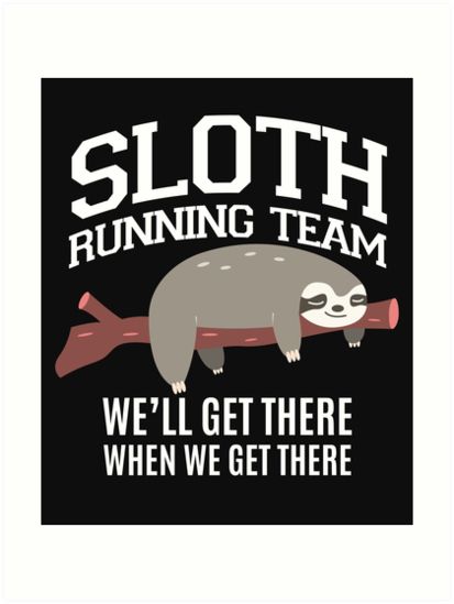 #Sloth running team #humor #life #puravida #quotes