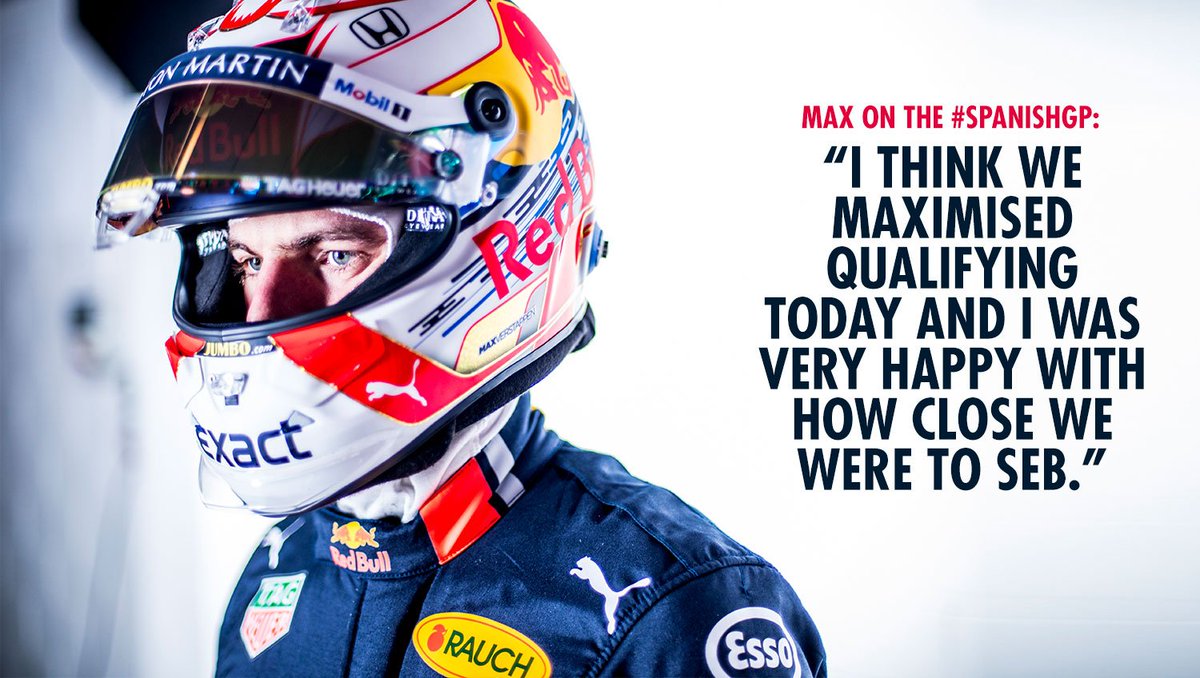 redbullracing's tweet photo. 🗣 "Our pace in the long runs was good and in the race we’re normally a bit more competitive so I’m positive." 👊 @Max33Verstappen following Quali at the #SpanishGP 🇪🇸👉 https://t.co/KHjavYPcjC #F1 https://t.co/EJjcYYtldy