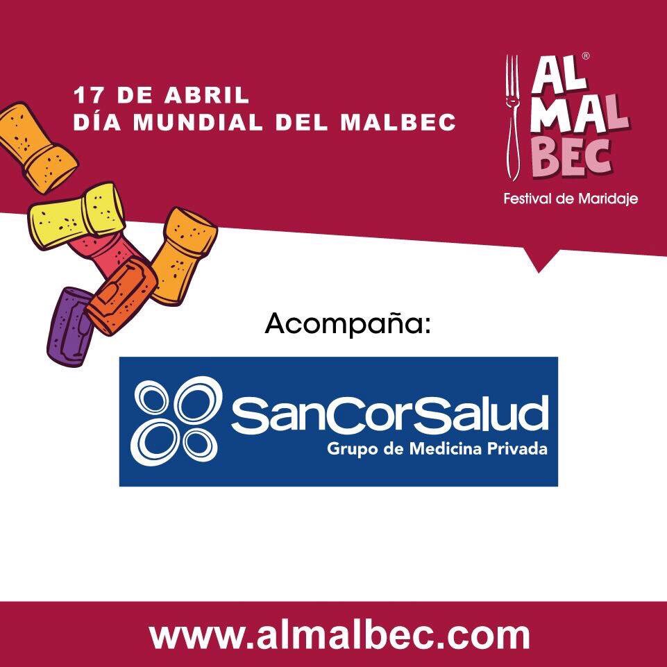 Agradecemos a <a href="/Sancor_Salud/">SanCor Salud</a> por acompañarnos en este Festival de Maridaje #ALMalbec 🍷🍇 

#TeInvitamosALMAlbec
#MalbecWorldDay