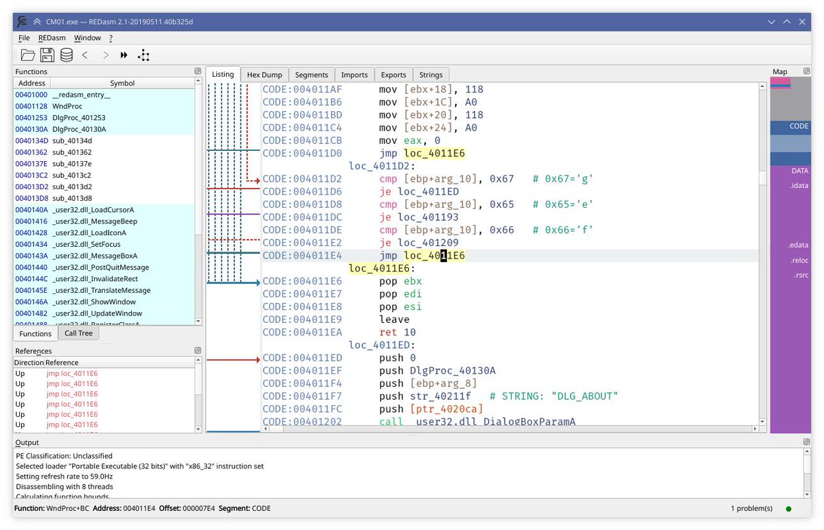 dax89's tweet image. #redasm #disassembler 2.1 is available for download for #windows and #linux!
➡️ Download: redasm.io/download
➡️ Source: github.com/REDasmOrg/REDa…
➡️ Reddit: reddit.com/r/REDasm/comme…
#cplusplus #qt5 #binaryanalysis #reverseengineering #x86 #arm #mips #dalvik #opensource