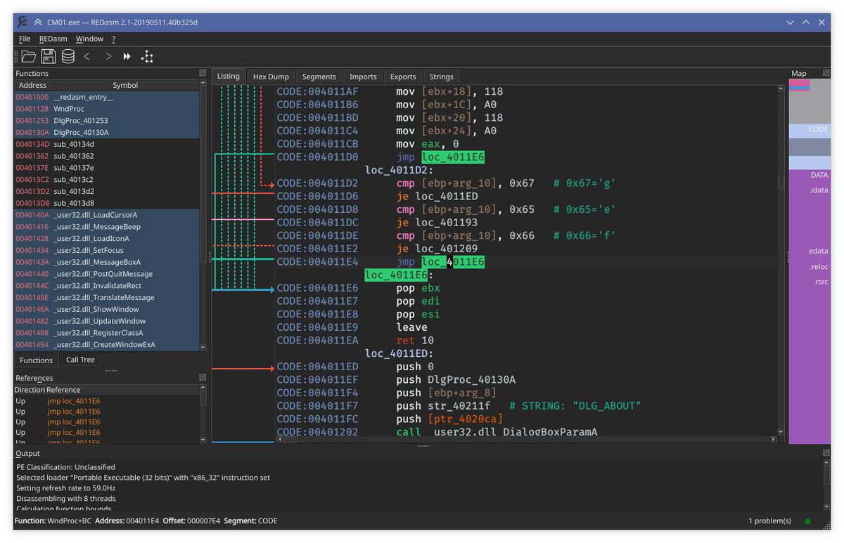 dax89's tweet image. #redasm #disassembler 2.1 is available for download for #windows and #linux!
➡️ Download: redasm.io/download
➡️ Source: github.com/REDasmOrg/REDa…
➡️ Reddit: reddit.com/r/REDasm/comme…
#cplusplus #qt5 #binaryanalysis #reverseengineering #x86 #arm #mips #dalvik #opensource
