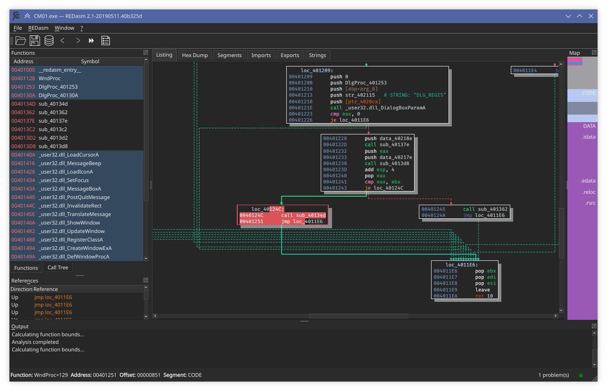 dax89's tweet image. #redasm #disassembler 2.1 is available for download for #windows and #linux!
➡️ Download: redasm.io/download
➡️ Source: github.com/REDasmOrg/REDa…
➡️ Reddit: reddit.com/r/REDasm/comme…
#cplusplus #qt5 #binaryanalysis #reverseengineering #x86 #arm #mips #dalvik #opensource