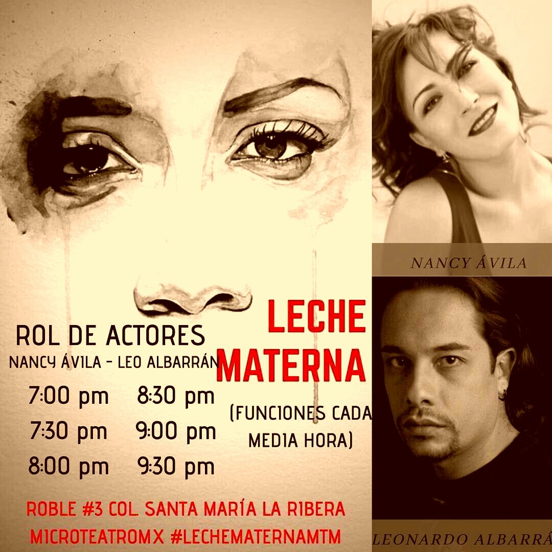 Hoy en <a href="/MicroTeatroMex/">MicroTeatroMexico</a> una mujer busca entender qué sucedió con su hija desaparecida. La obra se llama LECHE MATERNA y empezamos funciones a las 7pm. 
<a href="/lechematernamtm/">Leche Materna MTM</a> <a href="/avilanan/">Nancy Avila</a> <a href="/Sol_Ireri/">Ireri Solis</a> <a href="/IsiRojano/">isi rojano</a> @AndreiCabaa