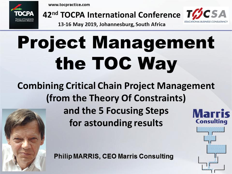 PMarris's tweet photo. Critical Chain Project Management presentation in Theory Of Constraints conference. Johannesburg, South Africa. Details here: https://t.co/70cGEJH02L
#TheoryOfConstraints #CriticalChain #Criticalchainprojectmanagement #tocpa #tocsa #ruzults #tocot #goldratt https://t.co/MpKGY6Tvbh