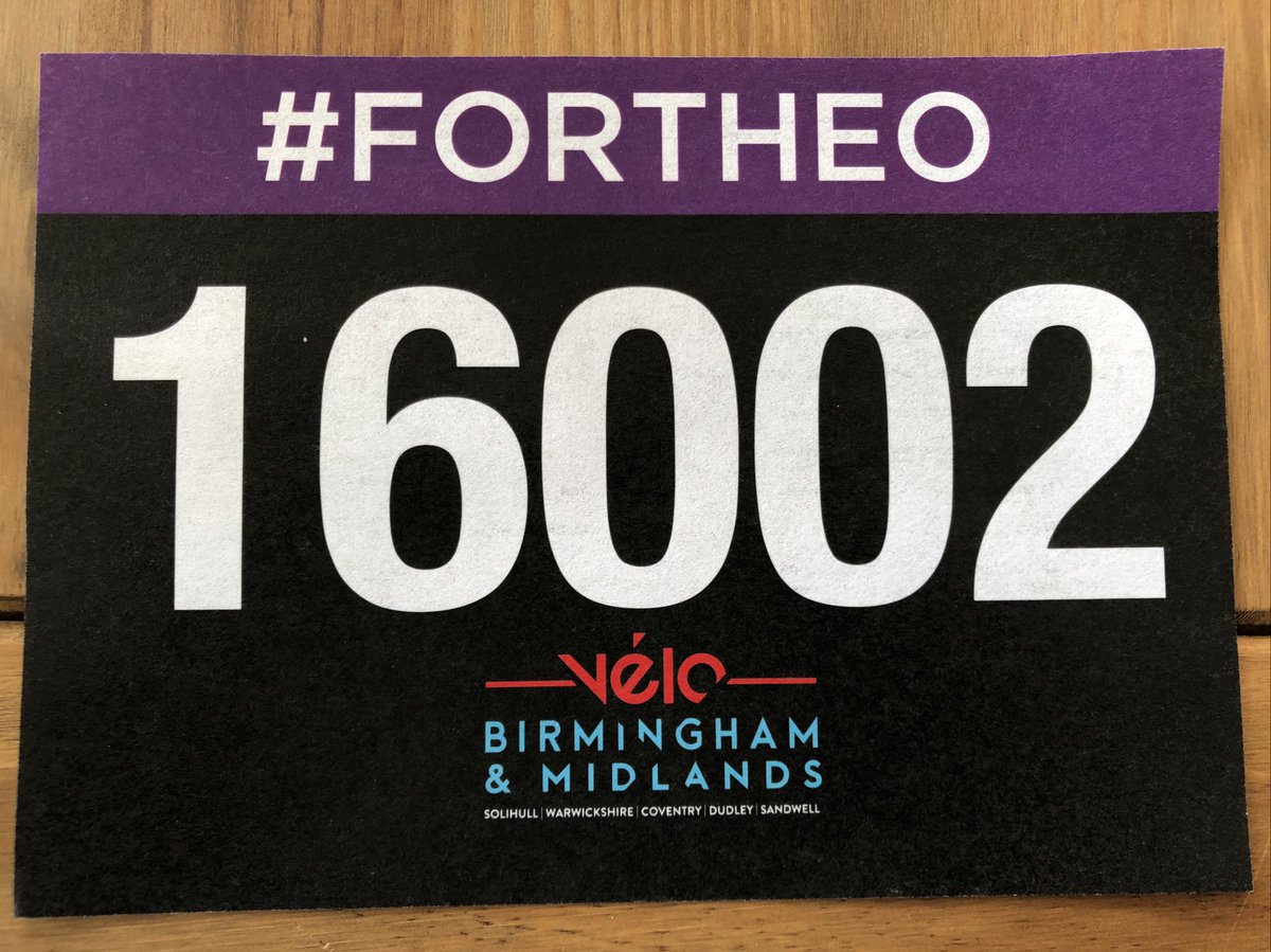 for_theo's tweet photo. All set for @VeloBirmingham tomorrow morning! #fortheo https://t.co/iHY0OJENCw