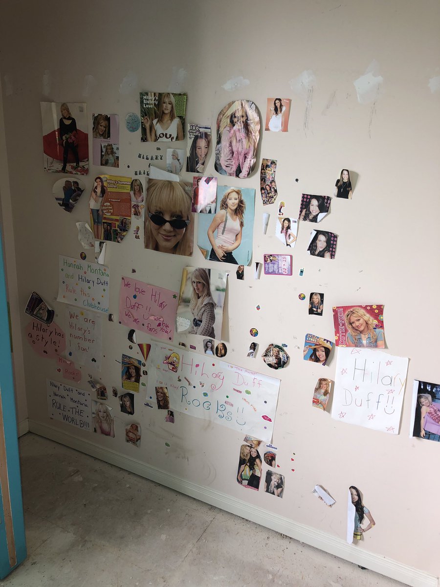 Today we demolish my sister’s Hilary Duff clubhouse. Been in business for 15 years!!! <a href="/hilaryduff/">Hilary Duff</a>