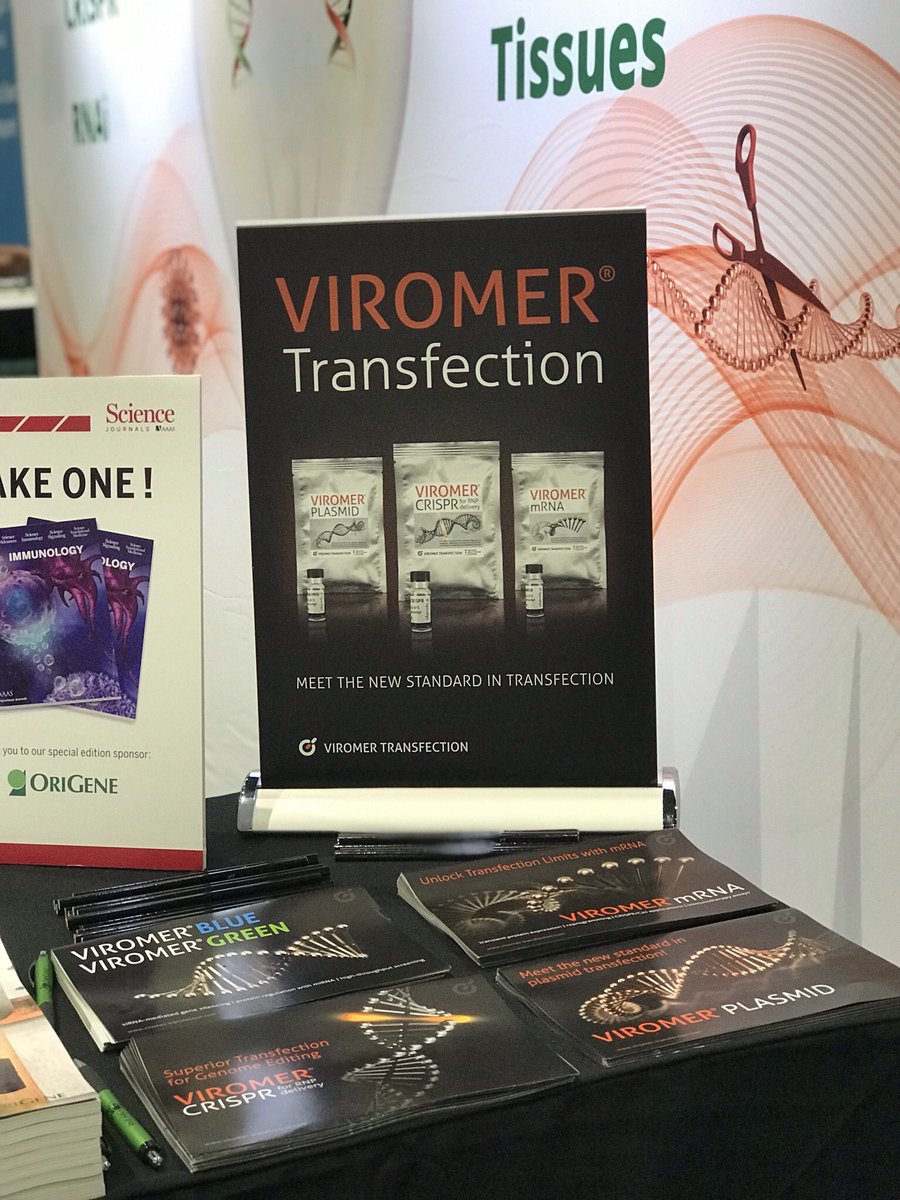 Lipocalyx's tweet photo. Get your free Viromer Transfection sample at this years AAI IMMUNOLOGY Meeting in San Diego at OriGene‘s Booth 609! Looking forward to talk to you about phagocyte transfection! #transfection #AAI2019 #viromer #viromertransfection #phagocytes #lipocalyx #origene https://t.co/Ia3rZdUvSx