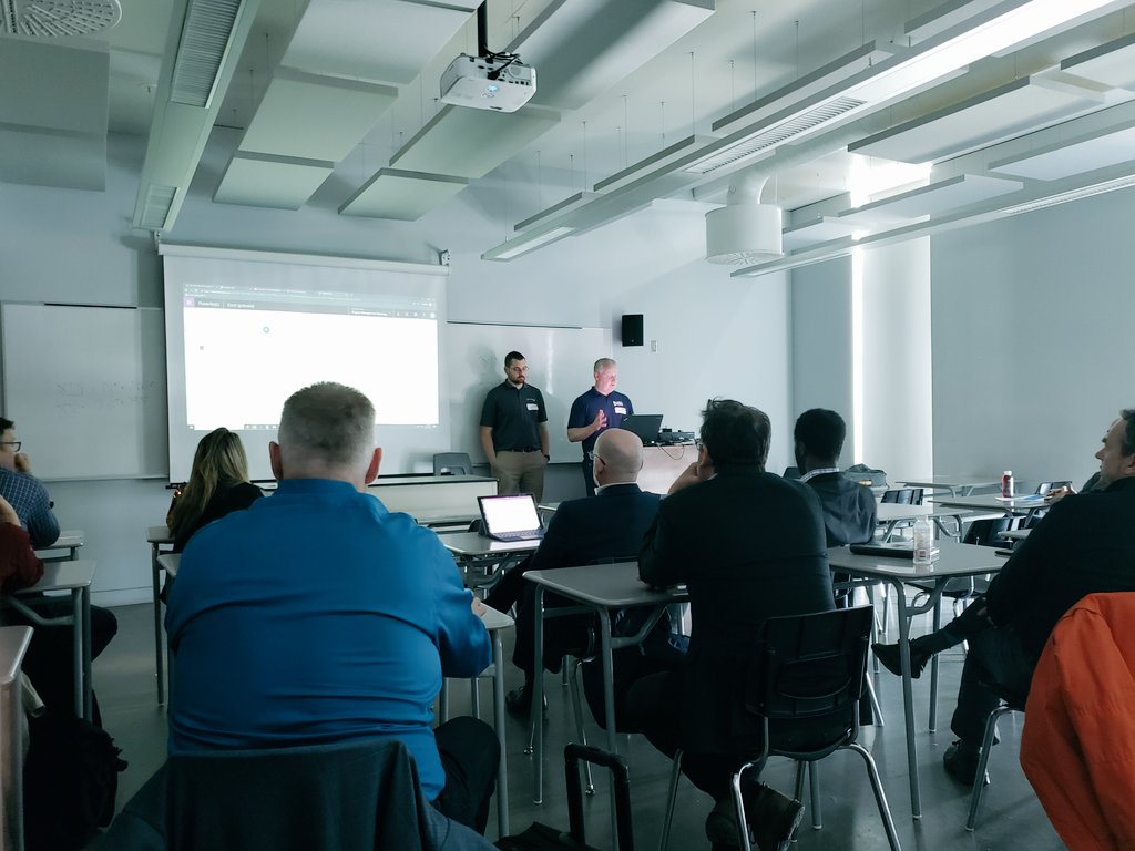 salimadamon's tweet photo. #D365saturday Canada 🍁 is in #montreal today! Catch all the great content from people like @readyxrm @Engineered_Code @dynamiccrmcat @rick_mccutcheon @TanguyTOUZARD @AvanadeInc @Cogia_365XRM @XRMVision @RescoMobileCRM @mscrmaddons and much more! https://t.co/TUWYxAcl7w