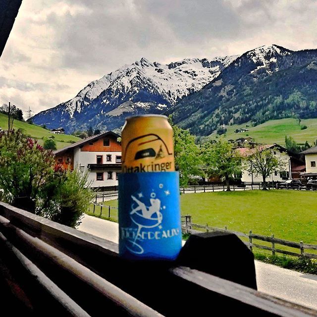 When 37°F is just fine. 
#mittersill #salzburg #austria #alps #ottakringer #tucksedeauxsaroundtheworld