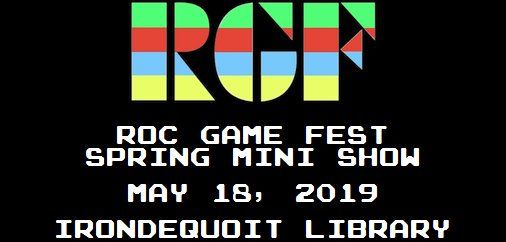 ROCGameFest's tweet photo. ➡️ #ROCGameFest Spring Mini Show 2019
🗓 Saturday, May 18
🕛 10 AM - 5 PM
🌎 @IronLibrary
🎟 Free Admission

🎮 20+ Video Games
🎲 10+ Tabletop Games
🏆 Tournaments: Mario Kart, Smash Bros, &amp; Tetris
🚐 Food: @lepetitpoutine (12-3)
❓ MORE INFO AND EVENTS: https://t.co/N1BfyVCc7M https://t.co/St9CZ9xIVI