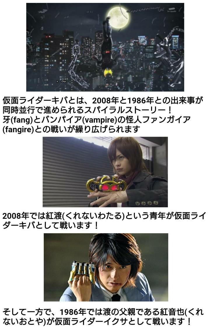 モズアマゾンズレックスゲノム در توییتر もうすぐ仮面ライダージオウキバ編だけど 仮面ライダーキバってどんな話 って人のためにジオウキバ編の内容と絡めて簡潔にまとめてみました モズアマゾンズレックスゲノム در توییتر もうすぐ仮面ライダージオウキバ編だけど 仮面ライダーキバってどんな話 って人のためにジオウキバ編の内容と絡めて簡潔にまとめてみました