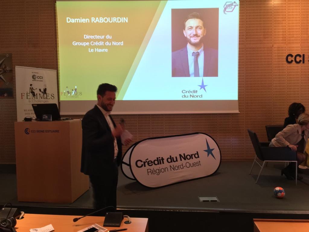 LeaLassarat's tweet image. Salle comble pour la conférence : Bravo et merci pour votre confiance  @creditdunord LE Havre et Damien Rabourdin @Femmeschallenge