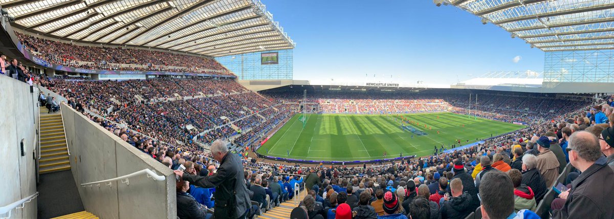 ChampionsCup's tweet photo. We're at full capacity at @StJamesParkNE1 - 51,930 fans have flocked to Newcastle 🙌

Thanks for your support 👏

#Heineken #ChampionsCup https://t.co/bRNfTfPKhA