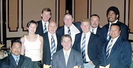 Back in my day, my team went to a dinner with <a href="/DanLyle8/">Dan Lyle</a> the commentator for #RugbyonNBC 
And the Buffy in my handle was/is my #RugbyNickname. Long story...not about a vampire slayer though. <a href="/fogrugby/">San Francisco Fog RFC</a>