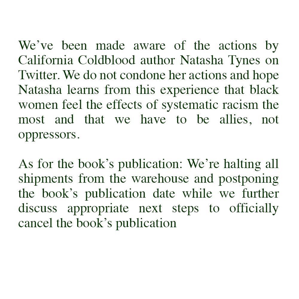 California Coldblood tweet media