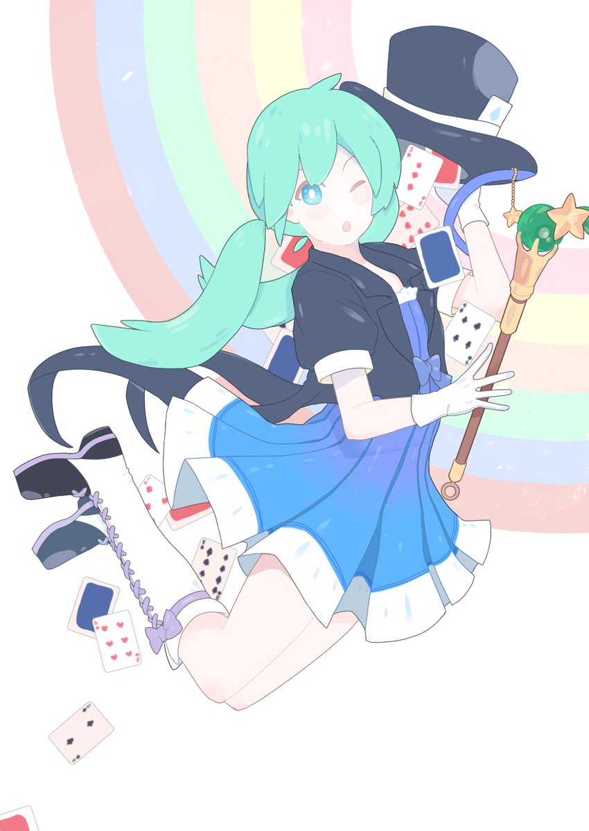 初音ミク ,null 「ぴょん 」|かいものイラスト