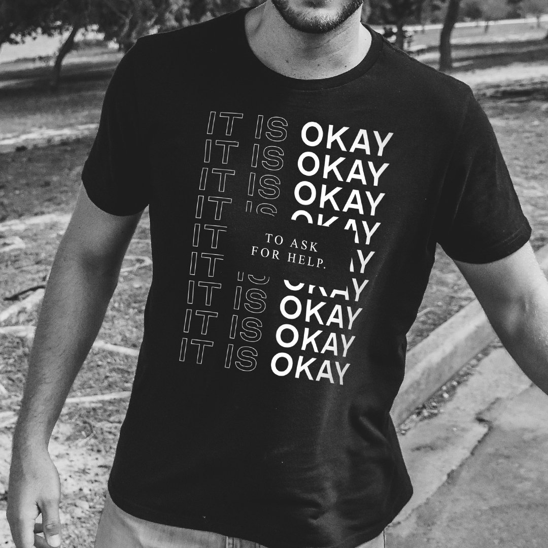 TWLOHA's tweet image. Asking for help can be done without shame, without apology, and without a feeling of weakness. What it does involve, is the courage and bravery to know that it exists and that there are people who want to offer it to you. // Shop now: wrt.lv/2PEdJfx #MentalHealthMonth