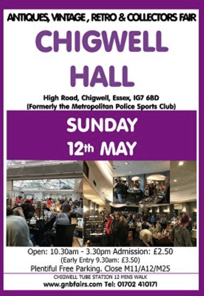 Tomorrow....#Chigwell #Essex #Antiques #Vintage #Retro