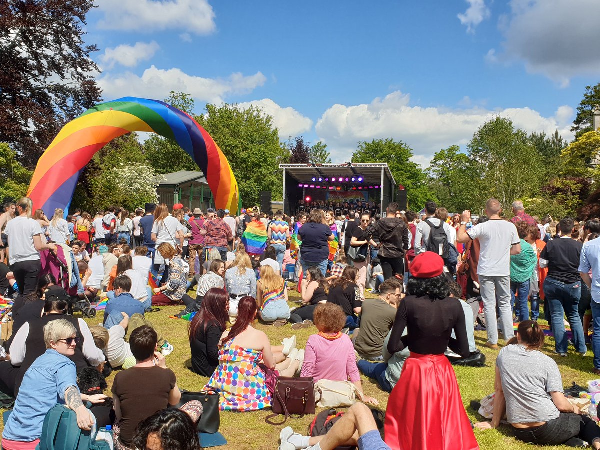 SarahJGov's tweet image. Glorious day for #ExeterPride today! Such a wonderful atmosphere - chatty, happy and chilled. Gets better every year ❤🏳️‍🌈