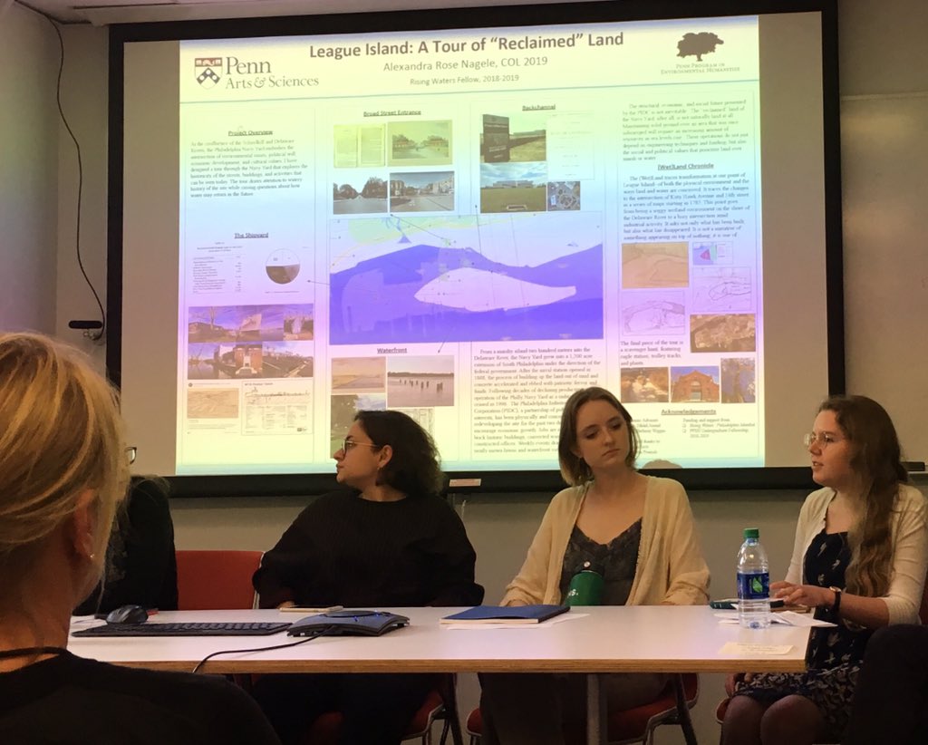 PPEHLab's tweet image. In the tradition of @PennSAS 60-sec lectures, @PPEHLab and #risingwaters fellows present their public engagement projects at the #LearningwithWaters convening as 3-min lightening talks