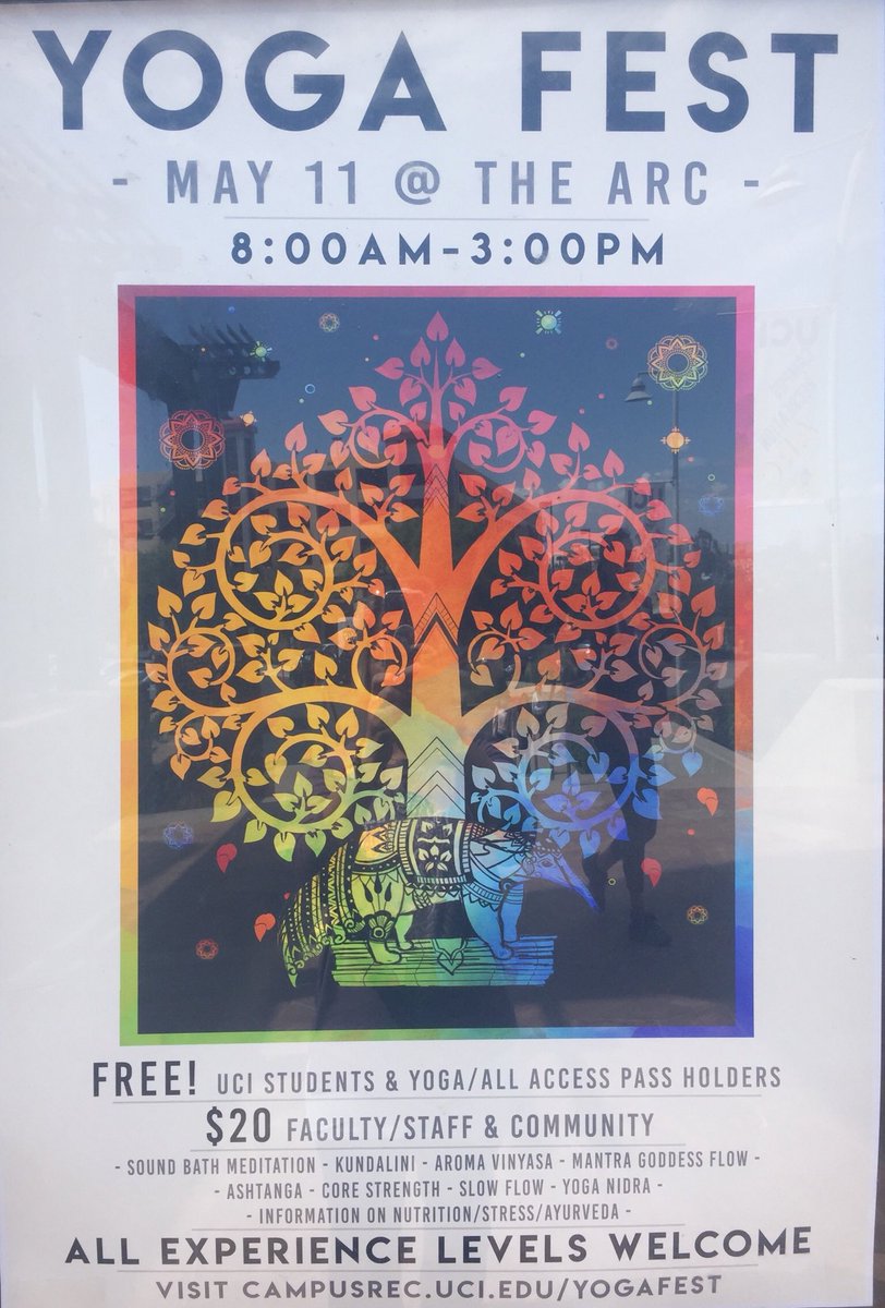 piaggioonwheels's tweet photo. Yoga Fest @uci Anteater Rec Center 11-2pm https://t.co/nhQICEnZCW