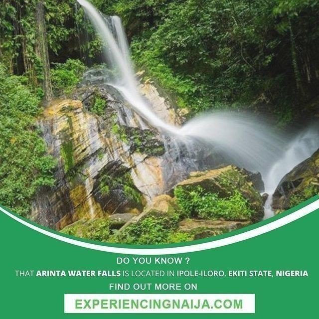 experiencing9ja's tweet photo. Do you know?⠀ That the Arinta Water falls is located in Ipole-Iloro, Ekiti State.⠀ #nigeria #africa #tourism #localbusiness #beautiful #tourafrica #tournigeria #madeinnigeria #business #contentcreator #brandmanagement #digitalcont… … https://t.co/2zISdCcbaq https://t.co/kdnEBbdJAJ