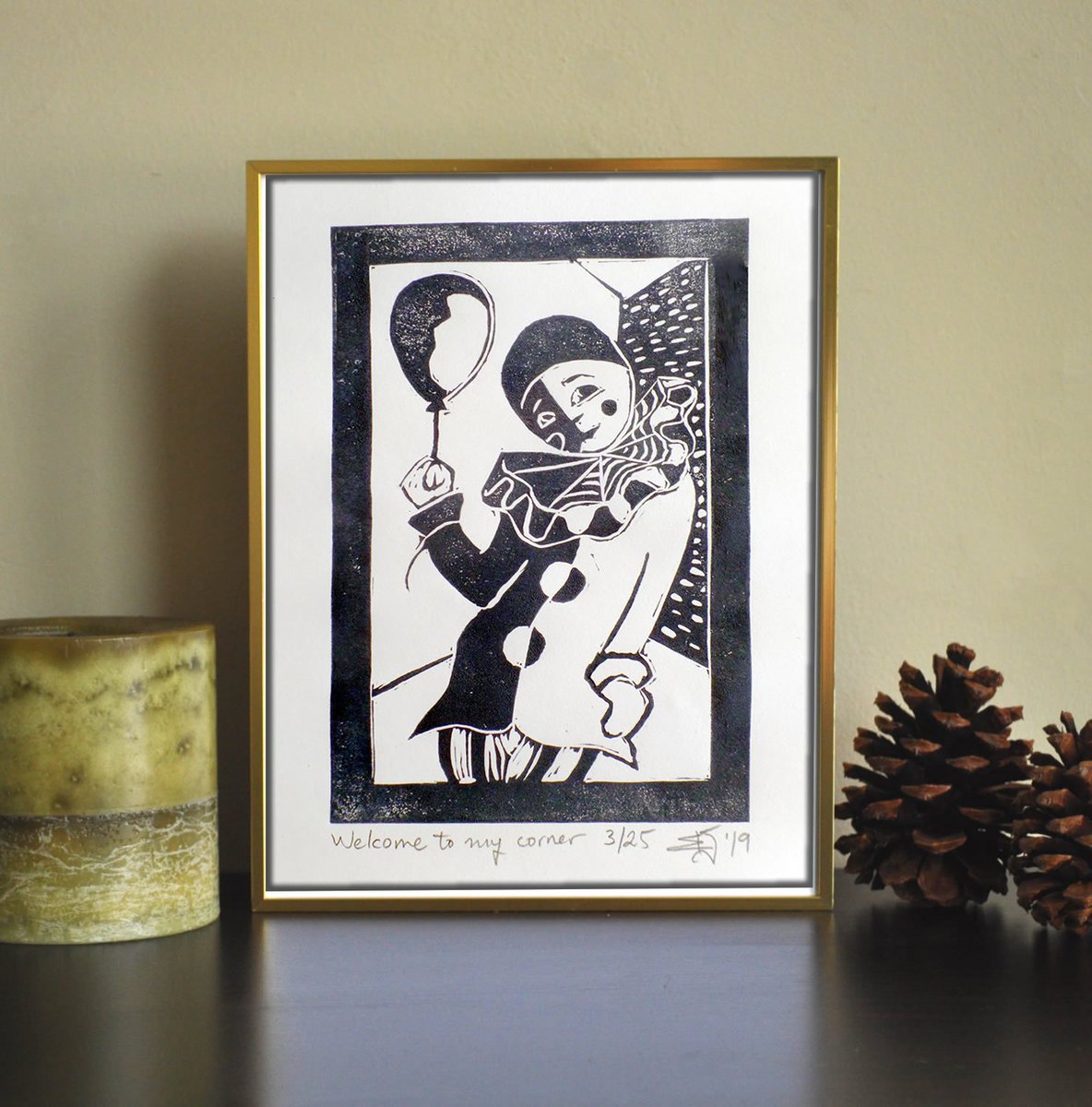 BirsenOzbilge's tweet photo. New blogpost; New Linocut Print! "Welcome to my corner"
https://t.co/otnbvCzBTv
#bloggersunveiled #clowns #linocut #collectors @Patreon #ArtistOnTwitter #rt Have a great weekend! https://t.co/otnbvCzBTv https://t.co/MRNjgwAw8q