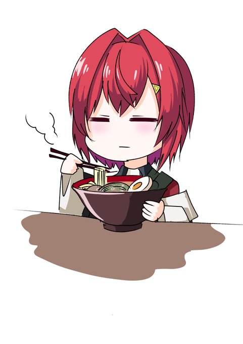 「何かを持っている 麺」のTwitter画像/イラスト(古い順)